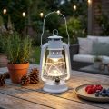 LED lanterne dæmpbar varm hvid 24,5cm med 15 lamper | Floristik24.dk