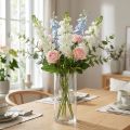 Levkoje Hvid kunstig blomst Kunstig stilkblomst 78cm | Floristik24.dk