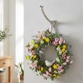 Vægkrog vintage look sølv metal dekoration krog H22cm | Floristik24.dk