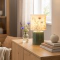 LED-bordlampe med blomstermønster til stilfuld stuebelysning, 23 cm | Floristik24.dk