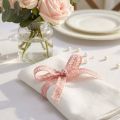 Dekorativt bånd antik pink, blondebånd, blomsterhandlerartikler, bryllup B15mm L15m | Floristik24.dk