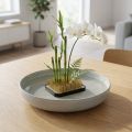 Hedgehog Kenzan Rektangulær Sølv Messing 70×50mm | Floristik24.dk