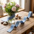 Filtbånd blåt 7,5cm 5m | Floristik24.dk