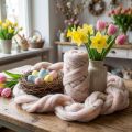 Lunte Wool Lunte lavet af farveægte naturuld, farverig 10m | Floristik24.dk