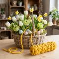 Filtsnor fluffy Mirabell æggeblomme gul 25m | Floristik24.dk
