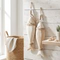 Træfisk dekoration maritimt vedhæng Paulownia træ 27cm 2stk | Floristik24.dk