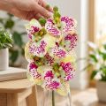 Kunstig orkidégren Phaelaenopsis Grøn Pink H49cm | Floristik24.dk