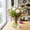 Bouillon-effekttråd Ø0,30 mm 100 g/140 m Pink – Hobbytråd Dekorationstråd til blomster og vinduer | Floristik24.dk
