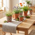 Filtbånd, pottetape grå-naturlig 15cm 5m | Floristik24.dk
