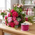 Trådviklet 50m fuchsia | Floristik24.dk