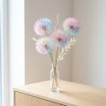 Mælkebøttedekoration, tørrede blomster, stabiliserede og farvede, delikate, holdbare, 12 cm, 4 stk. | Floristik24.dk