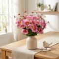 Kunstige tusindfryd buket af kunstige blomster pink 44cm | Floristik24.dk