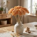 Røllike kunstige kunstige blomster orange 50cm 5 stk i bundt | Floristik24.dk
