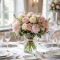 Vægetråd Glamour Pink/Sølv med wire 33m | Floristik24.dk
