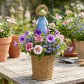 Frog deco planter polyresin borddekoration sommer H31,5cm | Floristik24.dk