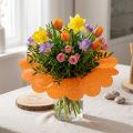 Rondella manchet orange Ø48cm 50stk | Floristik24.dk