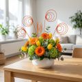 Røde rørspoler orange 25 stk. | Floristik24.dk