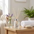 Duftstænger lavendel kamille diffuser lavet af glas 100ml | Floristik24.dk