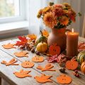 Filt scatter dekoration orange 24stk | Floristik24.dk