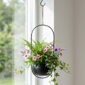 Hængekurv metal hængekurv blomster zinksort Ø15cm | Floristik24.dk