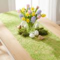 Deco fleece Sizoweb bordløber æblegrøn 30cm 5m | Floristik24.dk