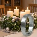 Fladt aluminiumsbånd, mat sølv, 20 mm x 5 m - dekorativt bånd, kreativt arbejde, gør-det-selv | Floristik24.dk