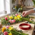 Dekorativ tråd til kreativt håndværk og blomsterdesignidéer | Floristik24.dk