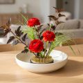 Rund messing blomsterpindsvin til blomsterarrangementer og ikebana | Floristik24.dk