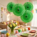 Blomsterstok papirblomstergrøn Ø40cm 4stk | Floristik24.dk