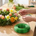 Aluminiumtråd 2mm 60m æblegrøn blomst smykkedekoration | Floristik24.dk