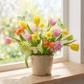 Dekorative sommerfugle på wiren 10 cm 12stk | Floristik24.dk