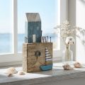 Maritim trædekoration havnepromenade Shabby Chic H25,5cm | Floristik24.dk