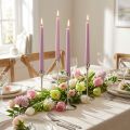 Tilspidsede lys Wenzel lys lilla 250/23mm 12 stk | Floristik24.dk