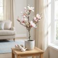 Kunstig Magnoliatræ Lyserød 74cm Kunstig Blomsterdekoration | Floristik24.dk