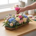 Oasis Biolit underlag til 2 blomstrede skumfliser 48×13×2cm 7 stk. | Floristik24.dk