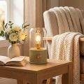 LED Bordlampe Retro Bordlampe Varm Hvid Grøn H19,5cm | Floristik24.dk
