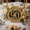 Jubilæum nummer 90 i guld | Floristik24.dk