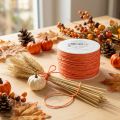 Papirsnor trådviklet Ø2mm 100m Orange | Floristik24.dk