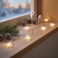 LED eventyrlys stjerner mikro LED timer inde 2,85m | Floristik24.dk