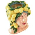 Floristik24 Kvinde buste plantepotte citron dekoration Middelhavet H29cm
