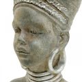 Floristik24 Plantehoved buste Afrikansk kvinde blomsterpotte keramik H29cm