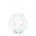 Havelanterne, metal og glas,