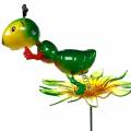 Floristik24 Garden Stake Cricket on the Flower Farverig 11cm