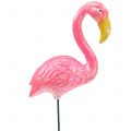 Floristik24 Haveprop flamingo pink 15cm
