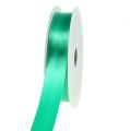 Floristik24 Gavebånd grønt bånd 25mm 100m