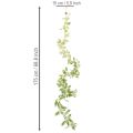 Kunstig guirlande med brogede blade, 175 cm | Floristik24.dk