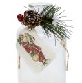 Floristik24 Glasflasker med julepynt 2 stk