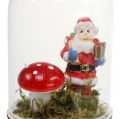 Floristik24 Julepynt glasklokke til ophæng 10cm