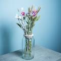 Floristik24 Glasvase med låg Dekorativ vase med perforeret låg Arranger blomster