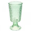 Floristik24 Glaslygte, kopglas med bund, glasbeholder Ø10cm H18,5cm